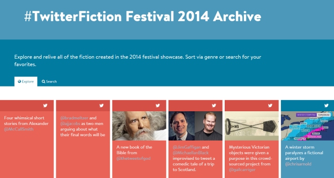 Twitter fiction festival archive